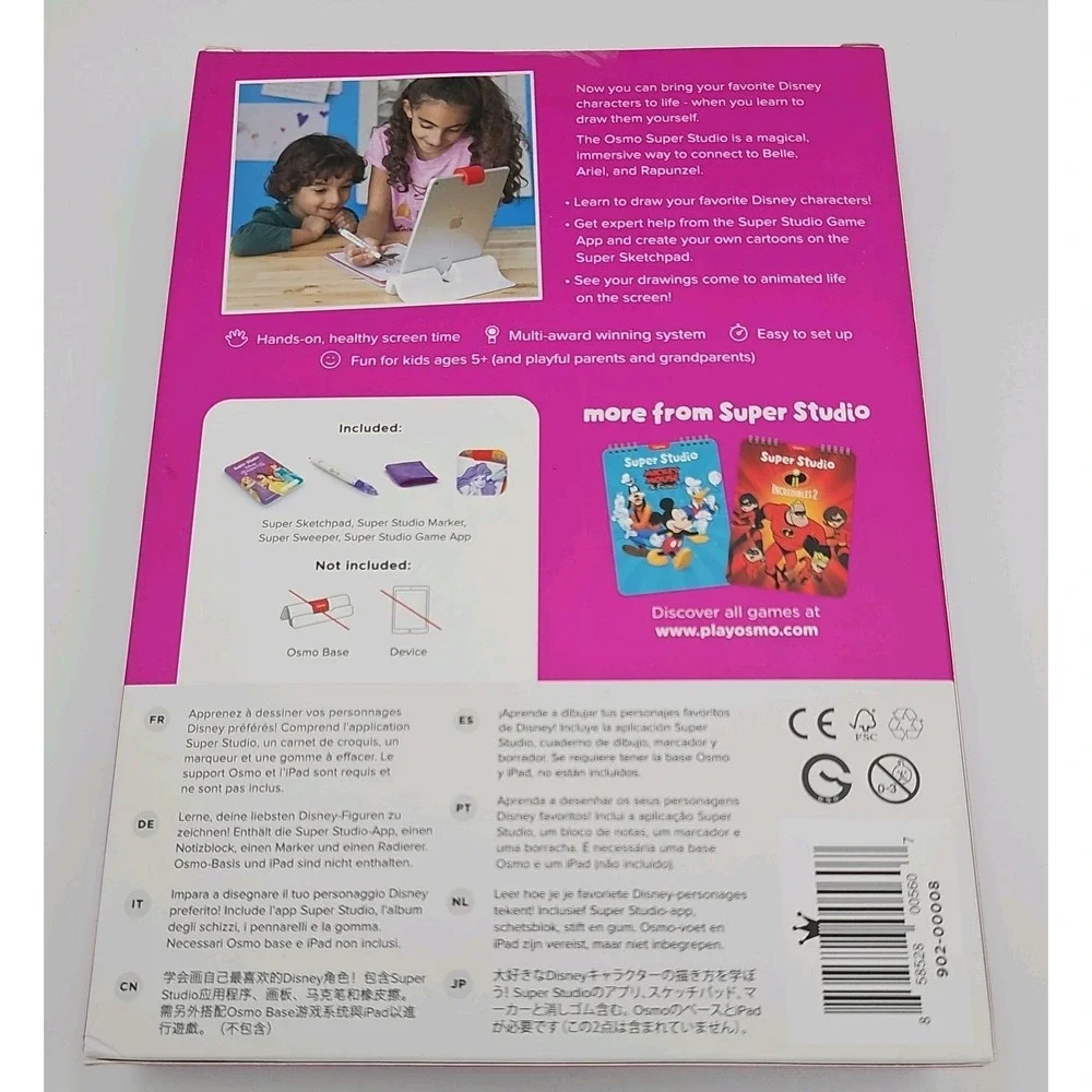 Osmo Super Studio Disney Princess Game Educational Drawing Toy 90200008 NEW